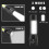 Lampe torche rechargeable étanche IPX4 à double éclairage, noire, taille unique 25-26 2
