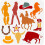 Western Cowboy Stencil Plastic 11.8x11.8 Inch 1
