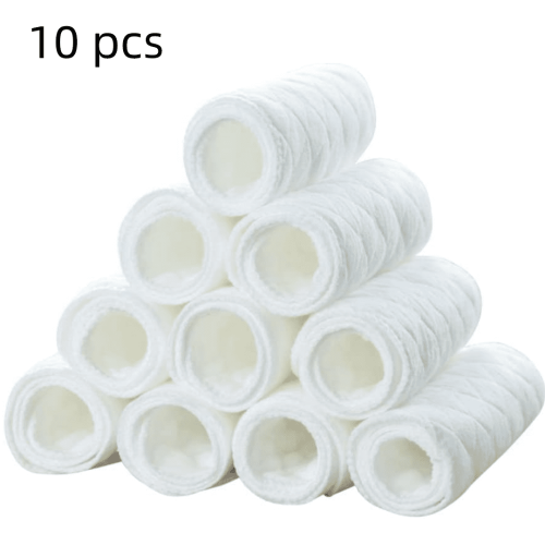 White Newborn Diapers Burp Cloth Thick Six-Layer Washable