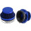 Motorcycle Air Intake Filter 55mm Universal 2PCS Blue 1