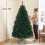 Homcom HOMCOM Artificial Christmas Tree with Hinged Design, 180cm Fir Tree 3