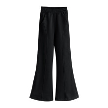 Women's Tapered Trousers Elastic Waist 1 Pair