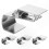Heavy Duty Rug Clips Silver 4 Pack 7.5x4.8x3.8 cm 1
