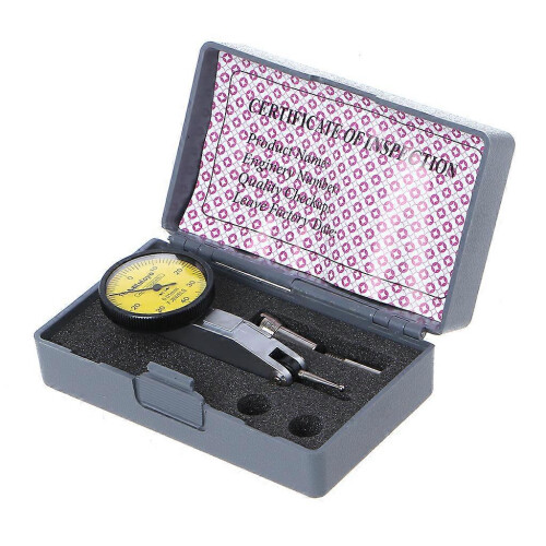 Precision Dial Test Indicator 0-0.8mm for Metric Dovetail Rails with Level Gauge Scale 1