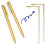 2pcs Retractable Dowsing Rods Portable Pen-S-L Divining Tools 2