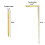 2pcs Retractable Dowsing Rods Portable Pen-S-L Divining Tools 3