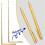 2pcs Retractable Dowsing Rods Portable Pen-S-L Divining Tools 4