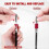 Magnetic Bit Holder 4-Pack with 2/4/6/12-Inch Drill Bit Extensions 4