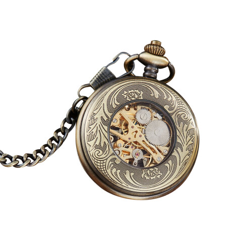 Mechanical Pocket Watch Vintage Double Cover 1pc 1