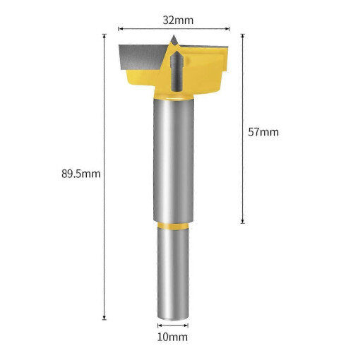 Professional 32mm Carbide Woodworking Drill Bit for Clean Flat Bottom Hole Saw 1