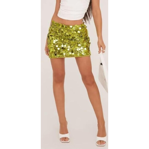 Women's Sequin Mini Bodycon Skirt 70 cm