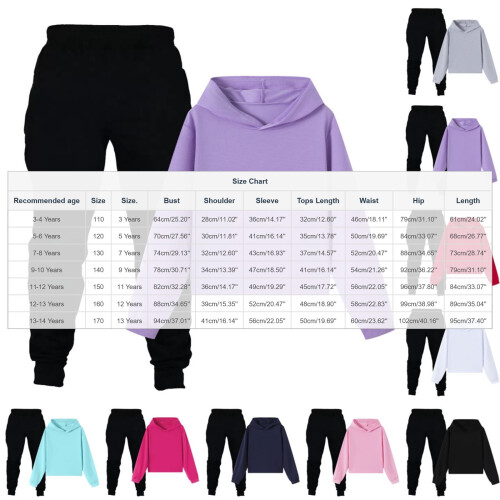 Red Hooded Activewear Set for Kids 2PC 1