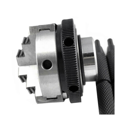 3-Jaw Self-Centering Mini Lathe Chuck K01-50 Wood Lathe Tool 2