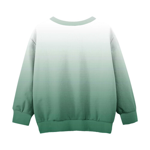 Girls' Gradient Pullover Sweatshirt Oversized Long Sleeve 2