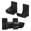 4 Pack Trash Bag Dispenser Holder Roll Mount Garbage Bag Organizer for Kitchen 2