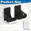 4 Pack Trash Bag Dispenser Holder Roll Mount Garbage Bag Organizer for Kitchen 4