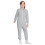Kids Hooded Zip-Up Jumpsuit with Pockets, Solid Color, 5
