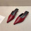 Pointed Toe Slippers Casual Half Slide High Heel Sandals 1