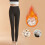 Women's Fleece-Lined Thermal Tights Black 2