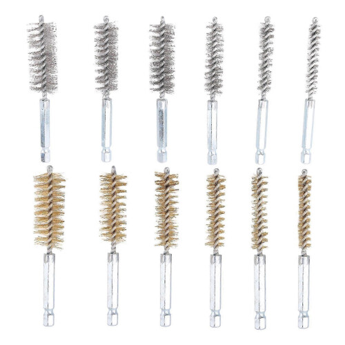 Ensemble de brosses de nettoyage pour perceuse à percussion électrique en acier inoxydable 1