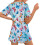 Butterfly Women's Pajama Set XL Soft Lightweight Short 2