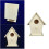 ROSENICE Unfinished Wood Birdhouse 1 Pack 8