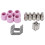 30PCS Plasma Torch Consumables ABS Easy Replacement Electrode Nozzle Cup Kit for Commercial 4