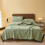 Plush Throw Blanket Green Polyester 150x200cm 1