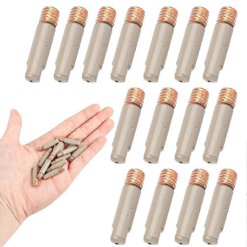 15 Pack 0.8mm Ceramic Coated MIG Nozzle Tips Anti Spatter Welding Set for High Performance 1