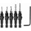 5pcs Hex Shank Countersink Drill Bit Set for Woodworking Screw Hole Opener Hardware Kit 3