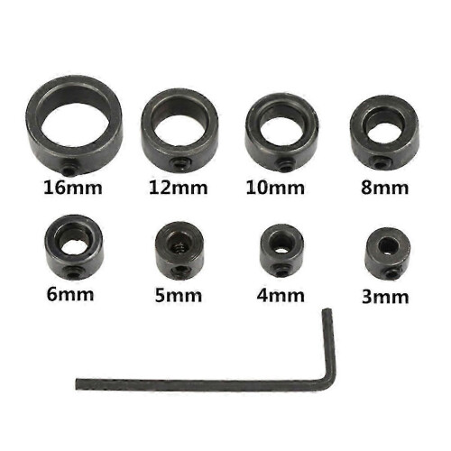 Electrical Drill Depth Stop Ring Kit with Hex Wrench for Precise Installation 1