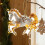 2D Christmas Hanging Ornament Acrylic Beige 3