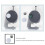 2X Digital Thickness Gauge 0.01mm Electronic Micrometer for Paper Cloth Thin Metal 2
