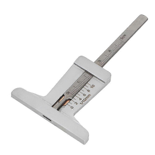 Profiltiefenmesser aus Edelstahl, Messschieber 0-50 mm 1