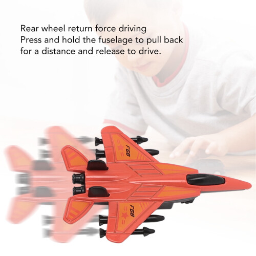 Fighter Jet Model Toy Alloy Pull-Back 4 Pcs 1