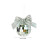 Pink Mirror Ball Ornament with Silver Glitter Bow 3