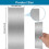 2X 10 Inch Stainless Steel Cake Scraper Large  Stripe  Smoother Scraper Cake Decorating Comb Cake Scraper 7