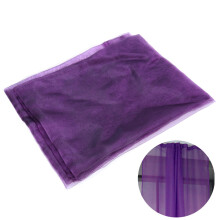 Purple Polyester Sheer Curtains for Window 100x200cm