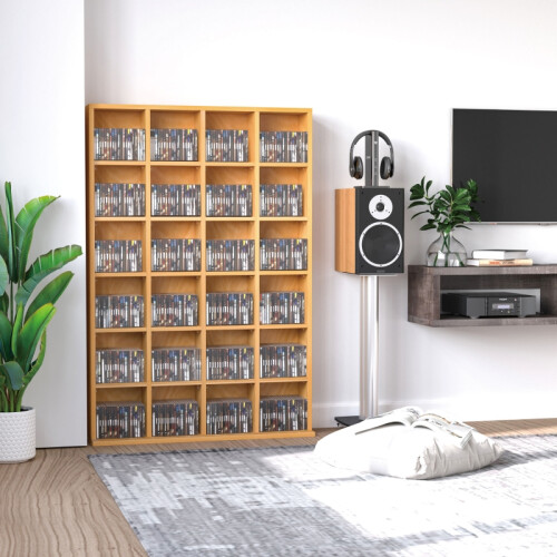 CD Storage Unit, 89x130.5cm, Beech Finish 1