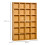CD Storage Unit, 89x130.5cm, Beech Finish 3