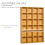 CD Storage Unit, 89x130.5cm, Beech Finish 5