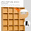 CD Storage Unit, 89x130.5cm, Beech Finish 6