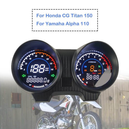 Digital Speedometer Dashboard for Honda CG Titan 150 and 1