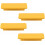 Drawer Knobs Trapezoid Wooden Yellow 64mm 4 pcs 1