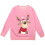 Kids Christmas Pullover Reindeer Print Round Neck Long 4