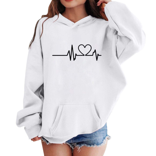 Girls Pullover Hoodie Sweatshirt with Pocket Long Sleeve 2