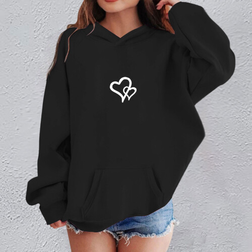 Girls Pullover Hoodie Sweatshirt with Pocket, Long Sleeve 1