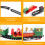Christmas Tree Train Set with Smoke Lights Sound for Ages 5