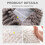 Quick Dry Chenille Plush Hand Towels 2 pcs 6.7 inch 4