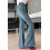 Flared Denim Pants Vintage Style Stretch Fabric 5